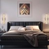 Luxury Chrome Crystal Wall Sconces, Modern Indoor Dimmable Wall Light