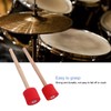 2PCS Bass Foam Drum Mallet Oak Handle EVA Foam Head