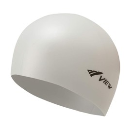 View Swimming Gear V-61A Silicone Swim Cap, White