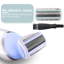 BRL140 BRL130 Electric Trimmer Head Assembly Body Groom Foil Fit for Philip SatinShave Women’s Electric Shaver(Blue) XSPANDER Updated