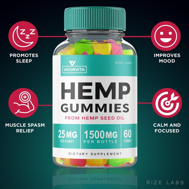 VigorVita Gummies, Maximum Strength Formula, Extra Advanced Gummy, Premium Blend