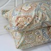 Softta Paisley Design Khaki 1 Pair Pillow Cases (no Filling