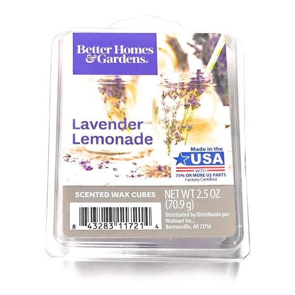 Better Homes & Gardens Scented Wax Cubes, 2.5 oz (Lavender Lemonade, 2.5 Oz)