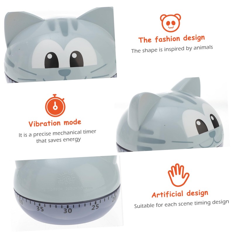Ciieeo Home Mechanical Timer Countdown for Boys and Girls Cartoon