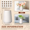 Tioncy 15 Pack White Ceramic Bud Vases Bulk Boho Small