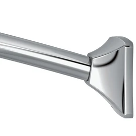 Moen CSR2164CH 60-Inch to 72-Inch Permanent Mount Adjustable Curved Shower Rod, Chrome