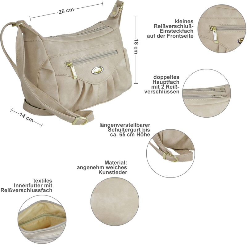 BAG STREET INTERNATIONAL Medium Women's Shoulder Bag Lightweight Shoulder Bag