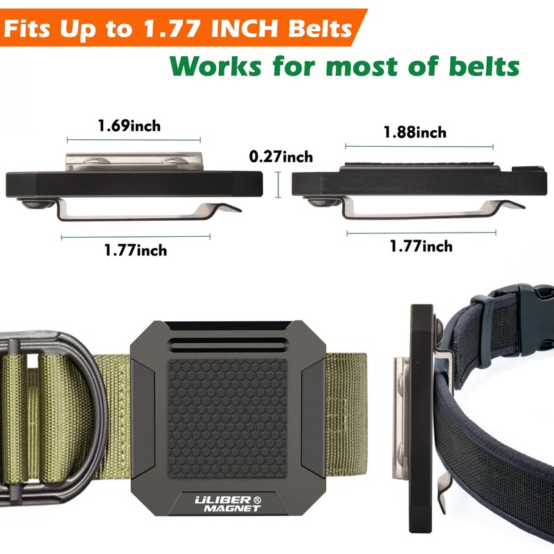 ULIBERMAGNET Tool Holster Kit,Magnetic Tool Holster & Drill Holder Belt