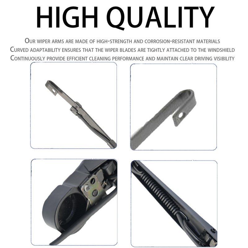 RigidWire 1 Pair Front Windshield Wiper Arm Kit Fits Compatible