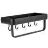30cm Bathroom Shelf Space Aluminum Wall Mounted Hollow Storage Rack