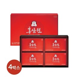 Jeonggwanjang 정관장 본사직영 홍삼원세트 20포 (50mlX20포) x 4박스 Jeonggwanjang Directly Managed Red Ginseng Essence Set 20 Packs (50ml x 20 Packs) x 4 Boxes