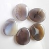 Lovionus89 Gray Agate Crystal Thumb Thumb Stone Water Drop Chakra