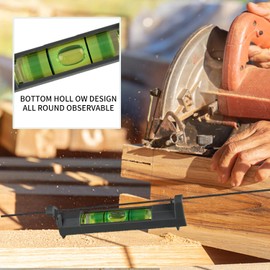 Level Tool Set - 4-in-1 Portable Small Bubble & Magnetic Pocket, T & String Levels, Suitable for Woodworking, Air-Conditioning & Camper