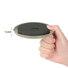 Yelanon Furniture Sliders (2.5” Beige) - 20-Pack Floor Protectors & Movers Sliders - Multi-Surface Non-Marring Pads - Effortless Glide Technology