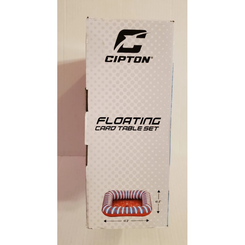 Cipton Floating Inflatable Card Table Set with Seats