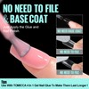 TOMICCA Nail Tips 240 Pieces Full Cover Soft Gel Tips