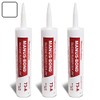 UrMarketOutlet 3X Manus-Bond 73-A Fix/Repair Sealant Sealer 300ML Silicone Rubber White
