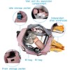 Jahomieo Foldable Gym Duffel Bag with Shoes Compartment &Wet Pocket
