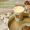 M&SENSE SandalWood Jasmine Scented Candles for Home, Lead-free Wick Highly