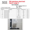 SimCos 16 Gauge Angled Finish Nails 304 Stainless Steel,(1-1/4", 1-1/2",