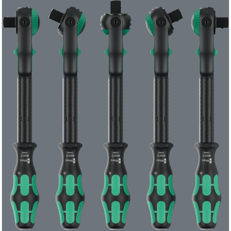 Wera Zyklop Speed Ratchet 8000 C Black Edition, 1/2 Inch