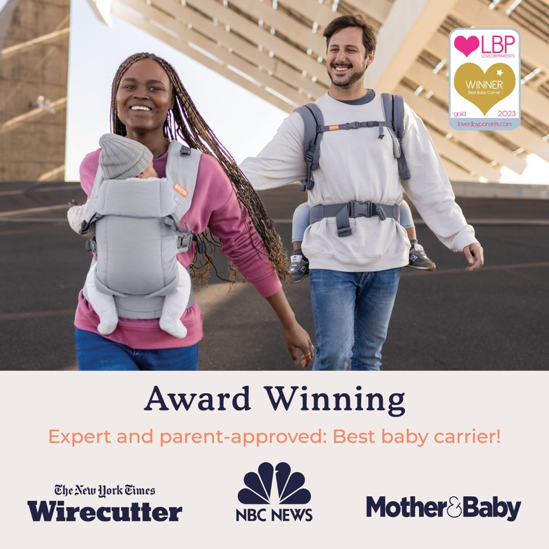 Beco Gemini Baby Carrier from Newborn to Toddler - Certified
