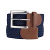 Pierrot Men's Braided Belt, Fabric Belt, Stretch Belt, Braided Belt,