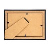Picture Frame 20 x 25 cm Black Wood with Stand