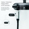 LED Display Water Meter Digital Shower Thermometer Bath Temperature Monitor