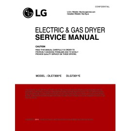 LG DLG7301WE SERVICE REPAIR MANUAL PAPER