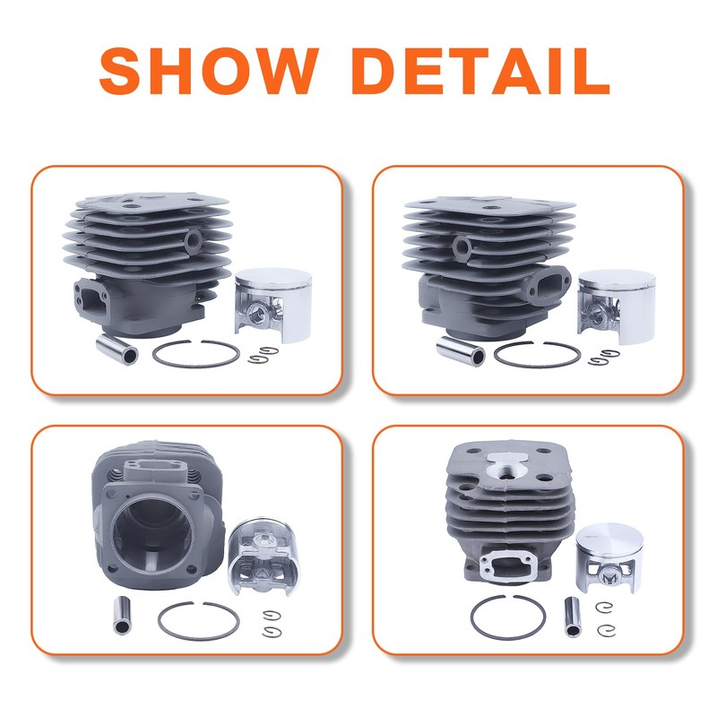 Mtanlo 52mm Big Bore Cylinder Piston Carburetor Overhaul Kit for