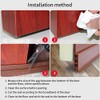 Guardapolvo y Protector para Puerta de 3 Capas 3M,BONACHAN Burlete