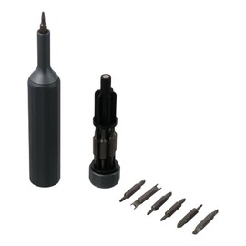 SSHHUI 27 in 1 Manual Screwdriver,Precision Screwdriver Set,hidden Batch Head Mini Screwdriver and Grey S2 Alloy Steel Bit