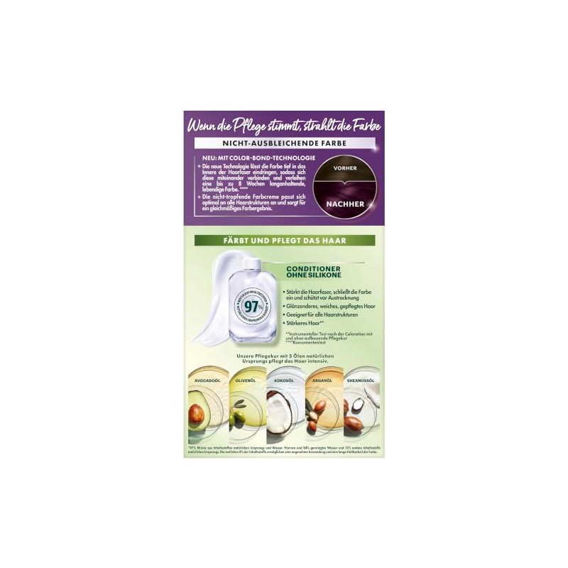 Garnier Nutrisse Colour Sensation Intensive Permanent Hair Colour 4.26 Ultra