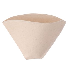 Earthtopia 3 Pack Reusable Cloth Coffee Filters | 100% Organic Cotton | Eco-Friendly Cone Coffee Filters for Coffee Machines and Pour Over Coffee| Permanent Filters (No. 2)