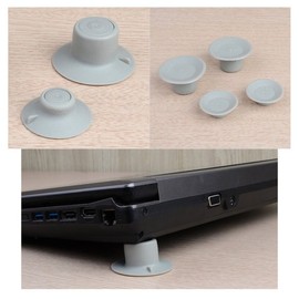 FullyJully Store 4P Computer Laptop Shake Overheat Shock Protection Noise Relief Stand / FullyJully Store 4P 컴퓨터 노트북 흔들림 과열 충격 방지 소음 받침대