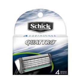 Schick Quattro Refill Cartridges, 4 Cartridges