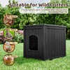 Cat Litter Box Enclosure, Resin Hidden Litter Box Furniture Side