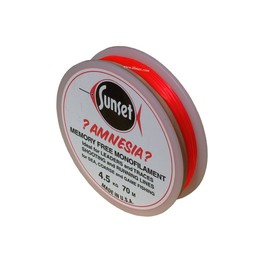 Sunset Amnesia Nylon 100 m Red, red, NYLON AMNESIA ROUGE 100m 30 lbs - 13.6kg - 100 m