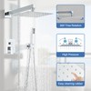 Ackwave Shower Faucet Polished Chrome Shower System with 8 Inches