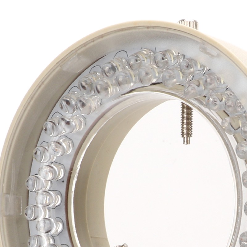 Microscope Illuminator Ring LED Light Source Adjustable Accessory 100‑240V
