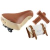 Tris Montegrappa (Cream/Honey/Cream/Honey/Honey): Vintage Saddle MOD. 08/F + Bag MOD
