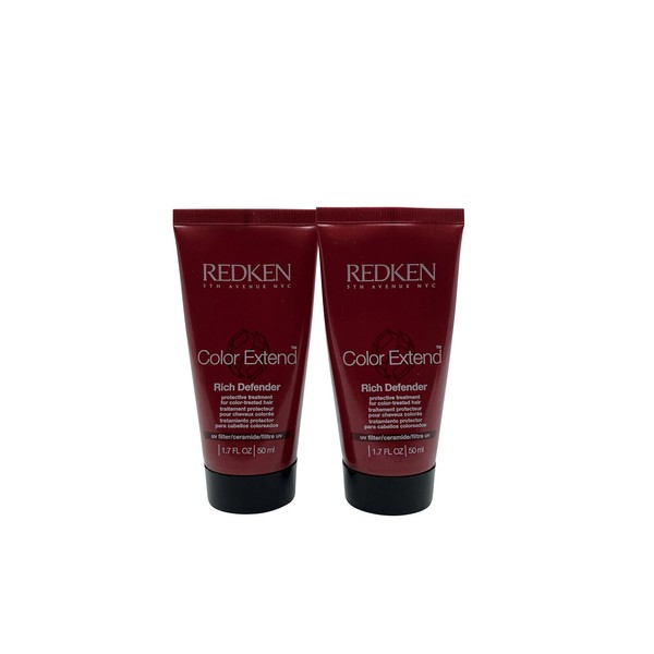 Redken Color Rich Defender Protective Treatment Color Treated Hair 1.7 OZ 2 Pack