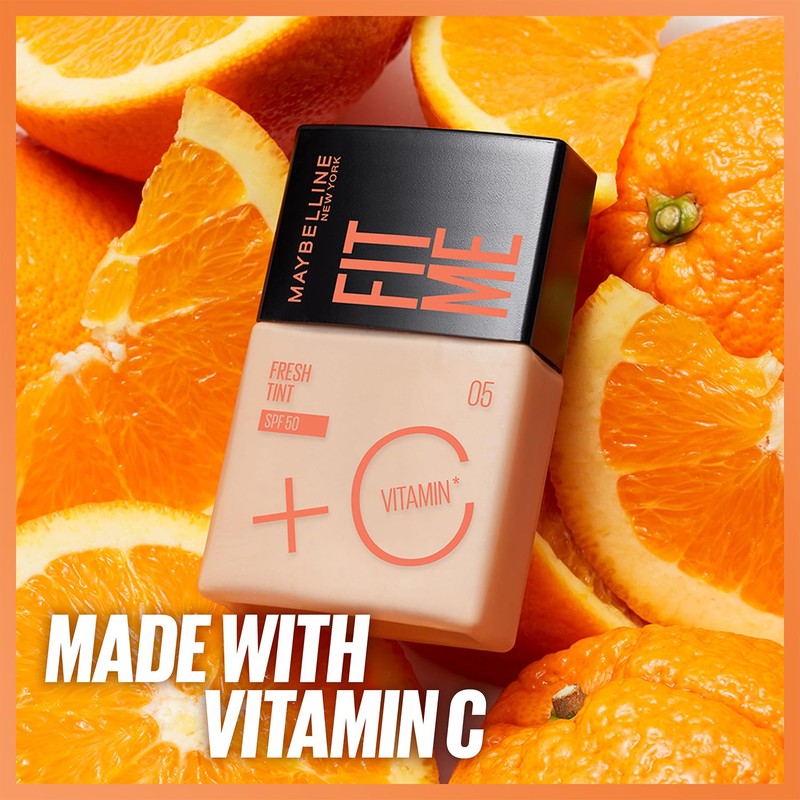 Maybelline Fit Me Fresh Tint Base de Maquillaje con Vitamina