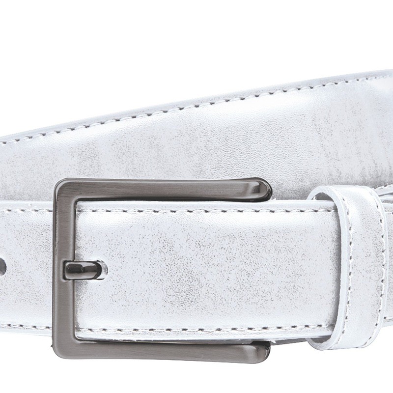 LINDENMANN Men's Full Leather Belt Cowhide Leather 30 mm Wide