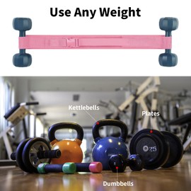 Hip Thrust Belt, SUKIYPO Booty Belt for Hip Thrust, Easy to Use with Dumbbells, Kettlebells, Plates, Exercise Hip Thrust Belt with Comfortable Slip-Resistant Padding for the Gym, Home and Workouts