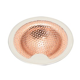 Takagi Perforated Sink Strainer / Garbage Trap, Made in Japan, Pure Copper, For Washbasins, Super Small