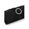 Tamaris Clutch TAS Amalia Brooch 33804 Women's Handbags Plain, black,