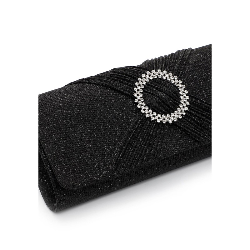 Tamaris Clutch TAS Amalia Brooch 33804 Women's Handbags Plain, black,