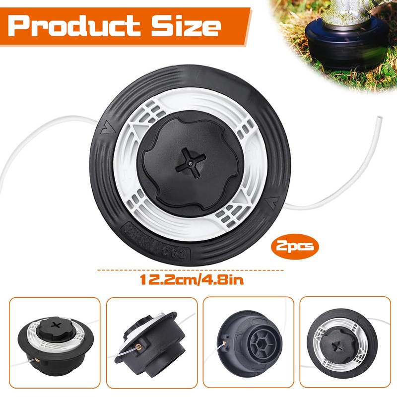 Autocut C6-2 mowing head for Stihl brush cutter, 2 pieces